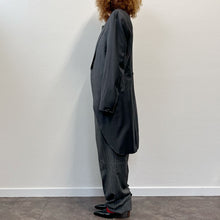 Load image into Gallery viewer, Tight abito canali color grigio