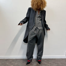 Load image into Gallery viewer, Tight abito canali color grigio