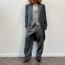 Load image into Gallery viewer, Tight abito canali color grigio