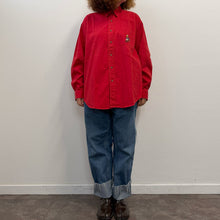 Load image into Gallery viewer, Polo by Ralph Lauren Vintage 90s “Bear” Red Shirt