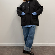 Load image into Gallery viewer, Giacca Sartoriale in Lana Cotta Nera – Anni ’90