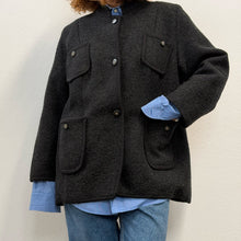 Load image into Gallery viewer, Giacca Sartoriale in Lana Cotta Nera – Anni ’90