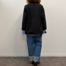 Load image into Gallery viewer, Giacca Sartoriale in Lana Cotta Nera – Anni ’90