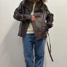 Load image into Gallery viewer, Giacca in pelle Fire Kult
