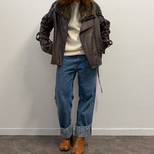 Load image into Gallery viewer, Giacca in pelle Fire Kult