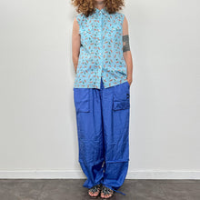 Load image into Gallery viewer, Camicia Prada color azzurra con stampa sombrero e cactus s/s 2016