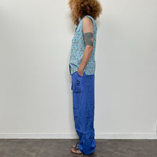 Load image into Gallery viewer, Camicia Prada color azzurra con stampa sombrero e cactus s/s 2016