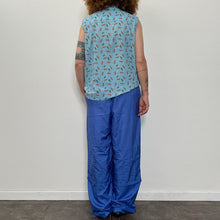 Load image into Gallery viewer, Camicia Prada color azzurra con stampa sombrero e cactus s/s 2016