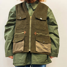 Load image into Gallery viewer, Hunter Corduroy Utility Vest – 6 Pocket Deadstock
