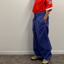 Load image into Gallery viewer, Pantaloni Nikka japan vintage color blu