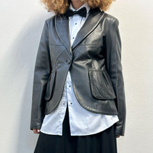 Load image into Gallery viewer, Giacca in pelle pelletteria fiorentina 90s