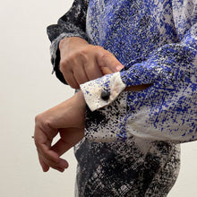 Load image into Gallery viewer, Abito Sartoriale Vintage Anni '90 in Jacquard di Seta