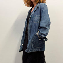 Load image into Gallery viewer, RARE ARCHIVE Levi's RED Denim Chore Jacket (Y2K / Late 90s Design) - Tg L