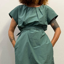 Load image into Gallery viewer, Abito MIDI Weekend Max Mara in Misto Cotone Verde Salvia
