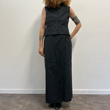 Load image into Gallery viewer, Abito vintage anni ’90 in misto lino e cotone