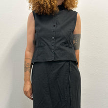 Load image into Gallery viewer, Abito vintage anni ’90 in misto lino e cotone