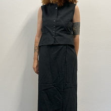 Load image into Gallery viewer, Abito vintage anni ’90 in misto lino e cotone