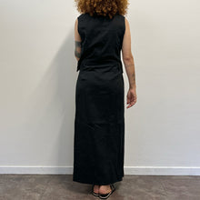 Load image into Gallery viewer, Abito vintage anni ’90 in misto lino e cotone