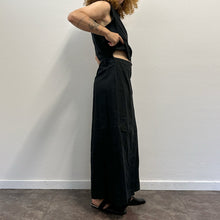 Load image into Gallery viewer, Abito vintage anni ’90 in misto lino e cotone