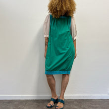 Load image into Gallery viewer, Abito block color fine anni ’70 – maniche a ballon – stile Saint Laurent