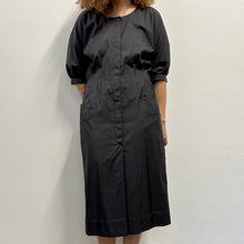 Load image into Gallery viewer, Abito Nero Vintage Anni ’80