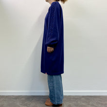 Load image into Gallery viewer, Maxi abito blu elettrico 80s