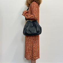 Load image into Gallery viewer, Abito caftano anni ’90 – ruggine con stampa floreale – deadstock