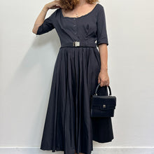 Load image into Gallery viewer, Abito blu Prada Etichetta Rossa Y2K