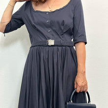 Load image into Gallery viewer, Abito blu Prada Etichetta Rossa Y2K