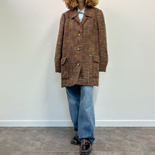 Load image into Gallery viewer, Giacca /cappotto check 70s
