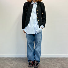 Load image into Gallery viewer, Giacca nera assimmetrica 90s