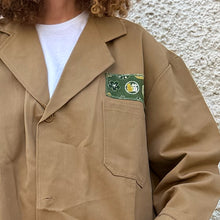 Load image into Gallery viewer, Giacca/Workwear Reworked con Patch Giapponesi Vintage – Pezzo Unico