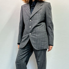Load image into Gallery viewer, Completo sartoriale gessato fine 70s