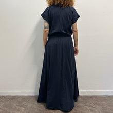 Load image into Gallery viewer, Maxi Abito in Jersey di Cotone – Blu Navy (Y2K)
