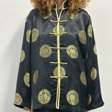 Load image into Gallery viewer, Giacca cinese anni ’90 in seta nera