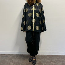 Load image into Gallery viewer, Giacca cinese anni ’90 in seta nera