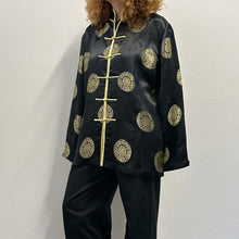 Load image into Gallery viewer, Giacca cinese anni ’90 in seta nera