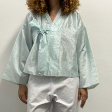 Load image into Gallery viewer, Jeogori coreano anni ’70 azzurro