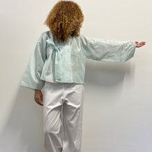 Load image into Gallery viewer, Jeogori coreano anni ’70 azzurro