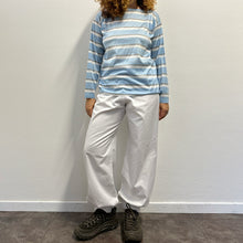 Load image into Gallery viewer, T-shirt a righe anni ’80 in filo di Scozia