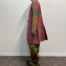 Load image into Gallery viewer, Trench  Damodara in tessuto Kantha indiano