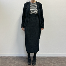 Load image into Gallery viewer, Completo giacca e gonna lunga 90s