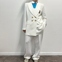 Load image into Gallery viewer, Completo Royal Navy Bianco 80s