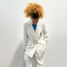 Load image into Gallery viewer, Completo Royal Navy Bianco 80s