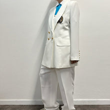 Load image into Gallery viewer, Completo Royal Navy Bianco 80s