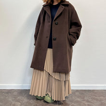 Load image into Gallery viewer, Cappotto Max Mara cioccolato 90s