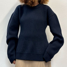 Load image into Gallery viewer, Maglione ;maglificio Sala a coste Blu,