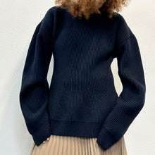 Load image into Gallery viewer, Maglione ;maglificio Sala a coste Blu,