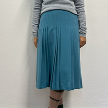 Load image into Gallery viewer, Gonna Les Copains ceruleo – Anni ’80 – Lana & Cachemire