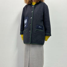 Load image into Gallery viewer, Giacca Austriaca “Ghibli” – progetto Upcycling by @ggtarantola x Vintageafropicks